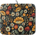 Vintage Boho Floral Dish Drying Mat by Anyako