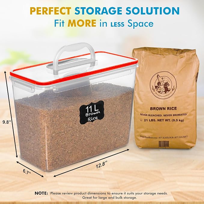Shazo 2 PC Flour Sugar Storage Containers - Image 3