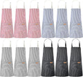Handepo 12 Pcs Cotton Aprons for Women Men by Handepo