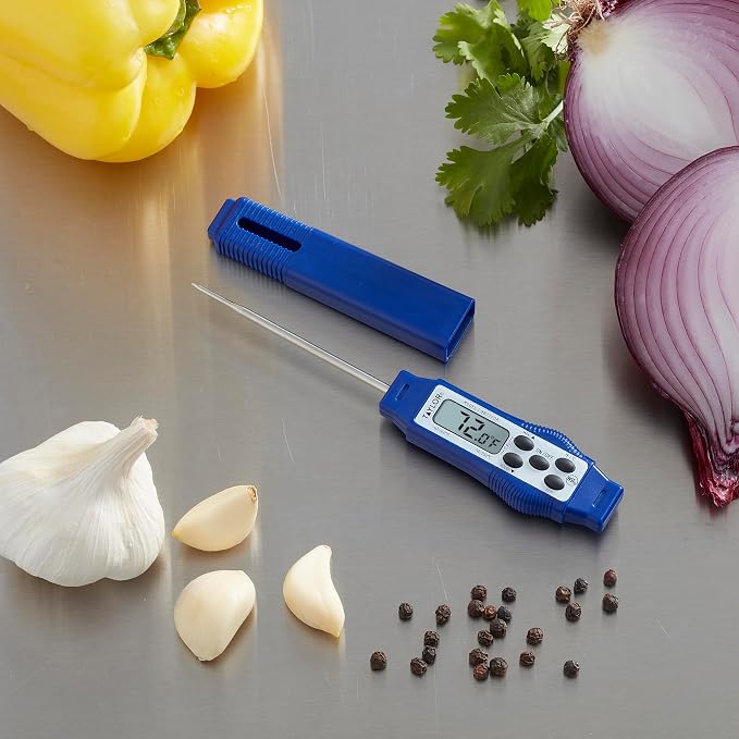 Taylor 9877FDA Compact Waterproof Digital Food Thermometer, 2.81 Inch Stem - Image 2