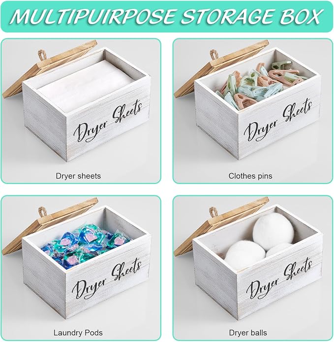 Dryer Sheet Holder, Laundry Room Organization and Storage - Image 4