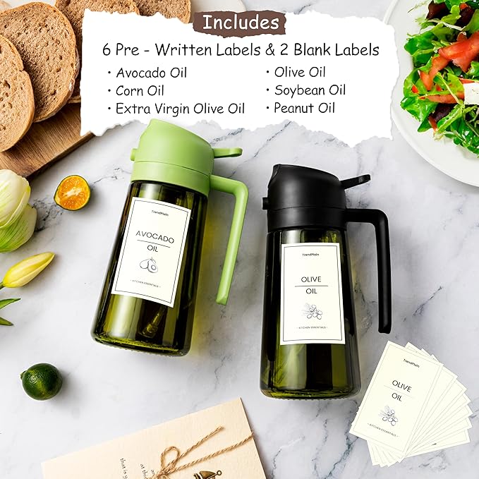 TrendPlain - Original 16oz/470ml Olive Oil Dispenser Bottle - Image 2