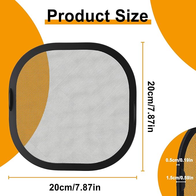 SelfTek Metal Mesh Splatter Shield Heat-Resistant Splash Guard - Image 7