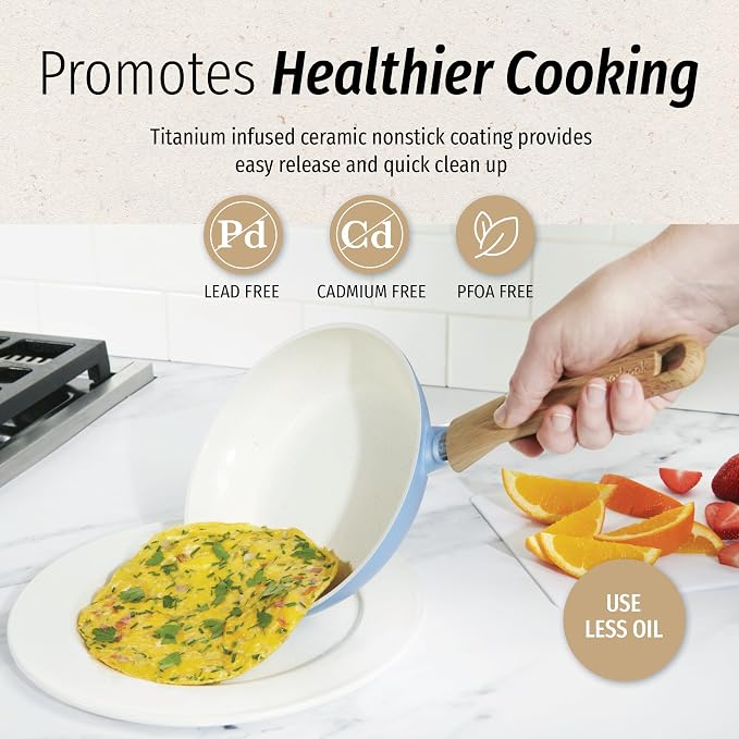 GoodCook Healthy Ceramic Titanium-Infused 2 Quart Saucepan - Image 4