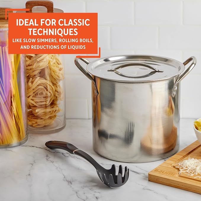 IMUSA 12 Quart Stainless Steel Stock Pot - Image 6