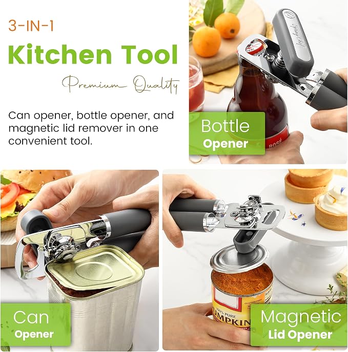 Spring Chef Stainless Steel Can Opener - Image 4