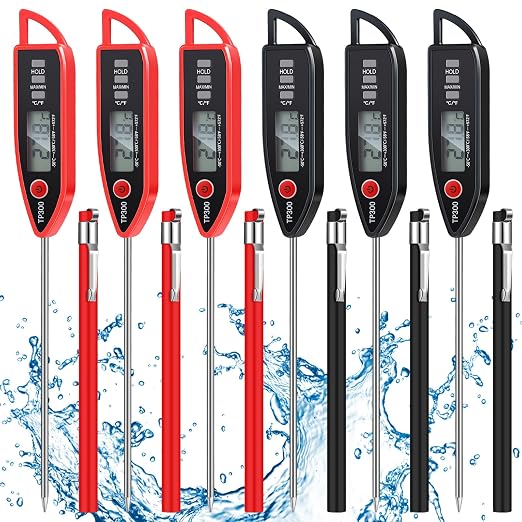 Copkim 6 Set Waterproof Food Thermometer by Copkim