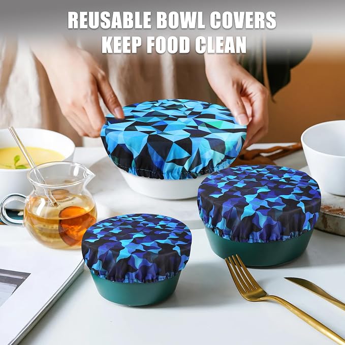wegreeco Elastic Reusable Bowl Covers - Image 6