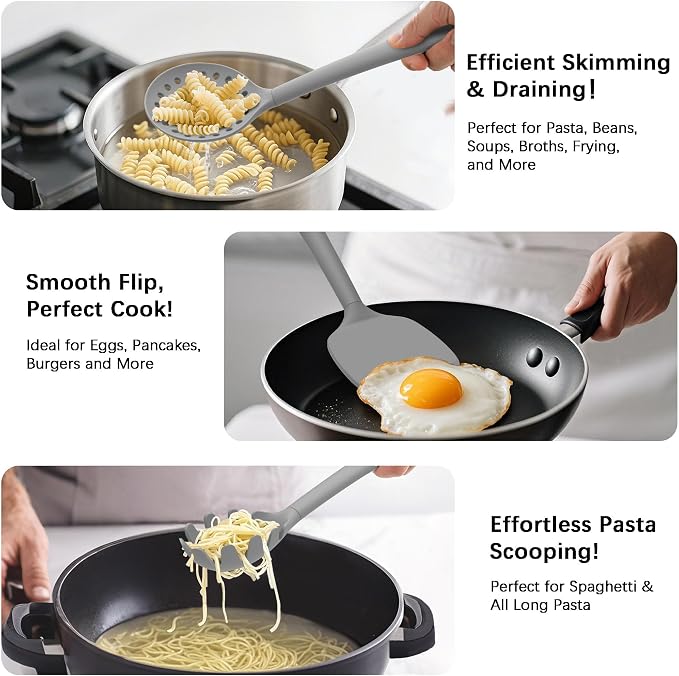 Coukre Silicone Kitchen Cooking Utensils Set - Image 3