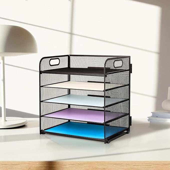 Supeasy 5 Trays Paper Organizer Letter Tray - Image 7