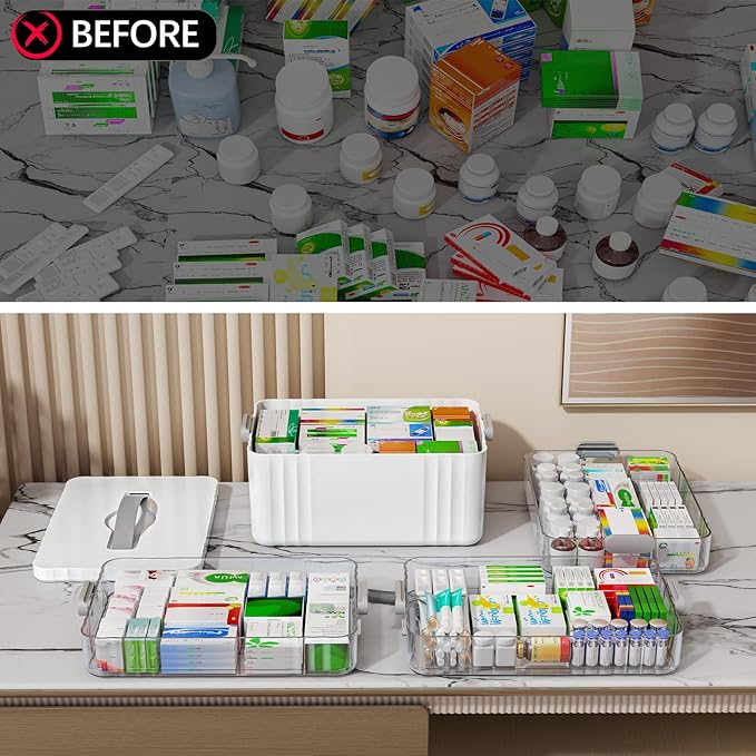 ARSTPEOE 4-Tier Medicine Organizer - Image 4