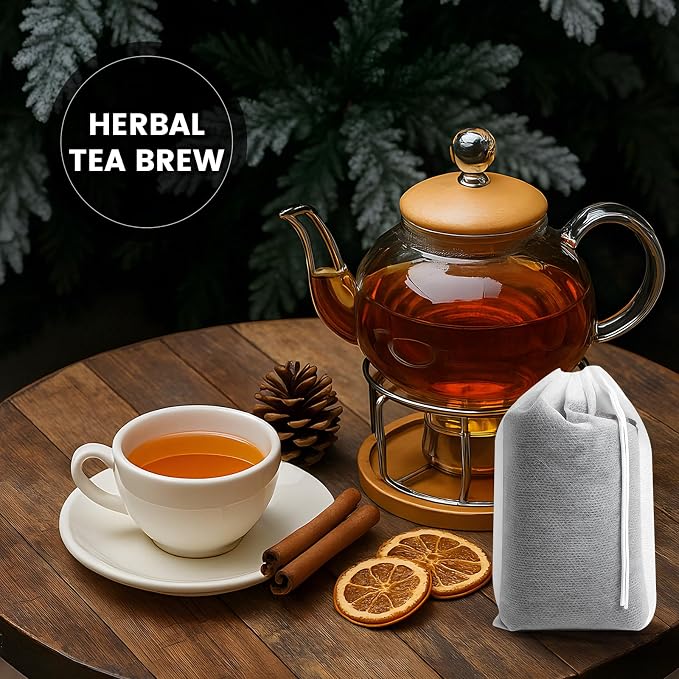 Cold Brew Bags, 4 * 6 Inch Fine Mesh Drawstring Pouches, Fits Mason Jars & - Image 8