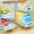 Under Sink Organizer, 2 Tier Pull out Cabinet Organizer Baskets by Kitstorack
