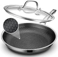 SNOWCLAD Hybrid Nonstick Stainless Steel Frying Pan by SNOWCLAD
