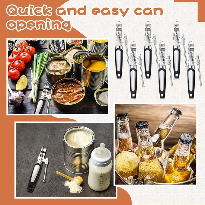 Gisafai 20 Pcs Can Opener Manual Bulk Smooth Edge - Image 3