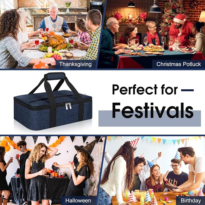 Insulated Casserole Carrier, Portable Casserole Carrier - Image 6