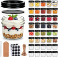 QAPPDA 4oz Glass Jars With Lids And Bands, Small Mason Jars, Mini Canning Jars by QAPPDA