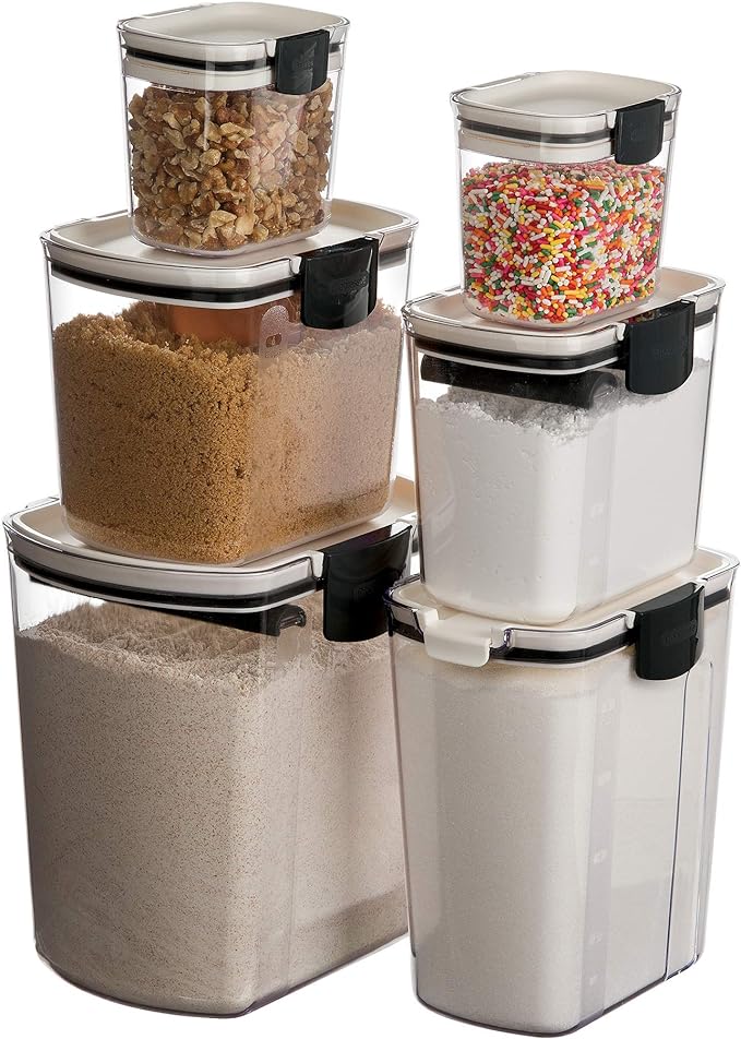 Progressive ProKeeper Baker's Airtight Kitchen Storage Canister Container Set - Image 4