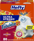 Hefty Ultra Strong 13 Gallon Trash Bags, Tall Kitchen Trash Bags 13 Gallon Size by Hefty
