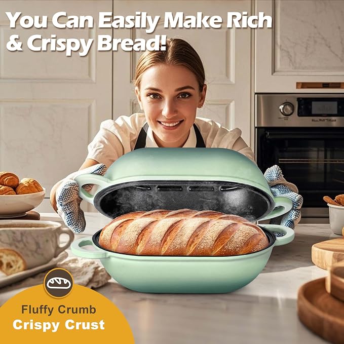 Homikit Enameled Cast Iron Dutch Oven - Image 5