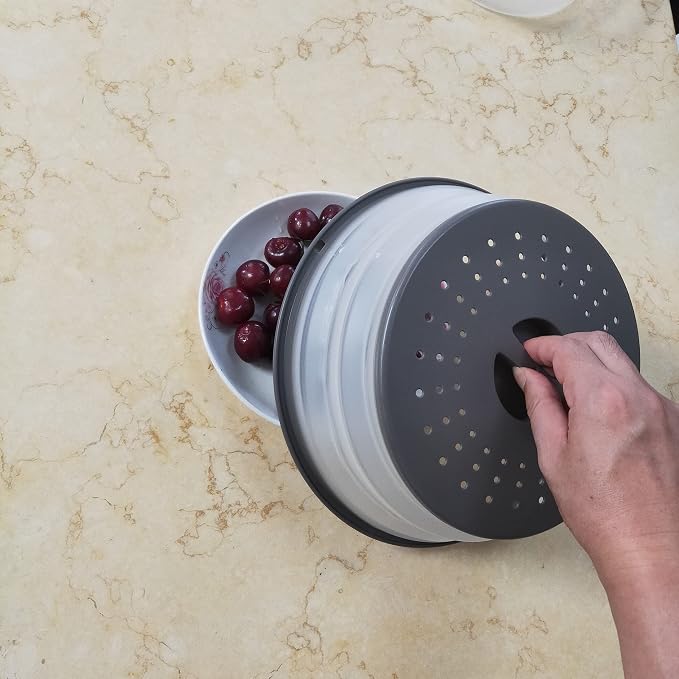 Vented Collapsible Microwave Splatter Cover - Image 7