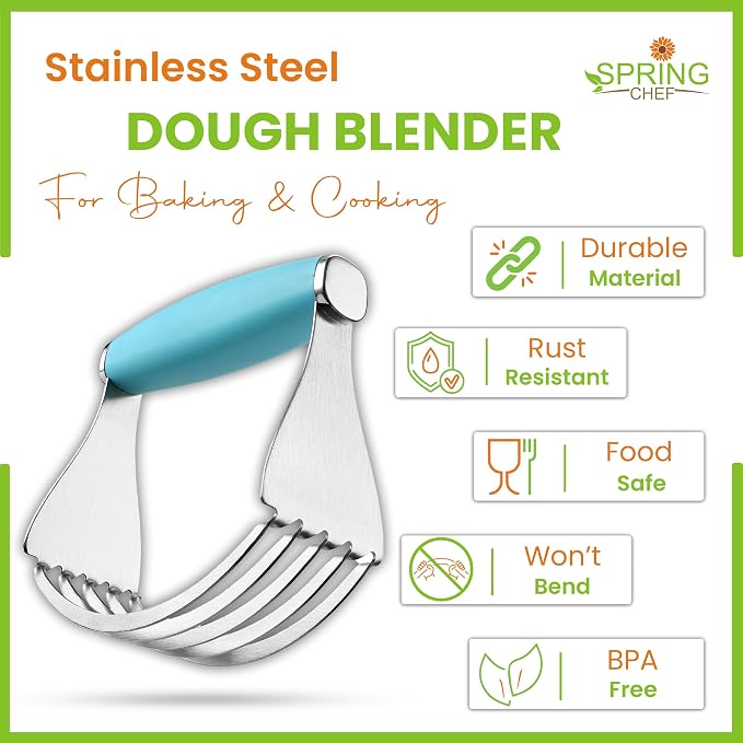 Spring Chef XL Stainless Steel Pastry Cutter Tool - Image 2