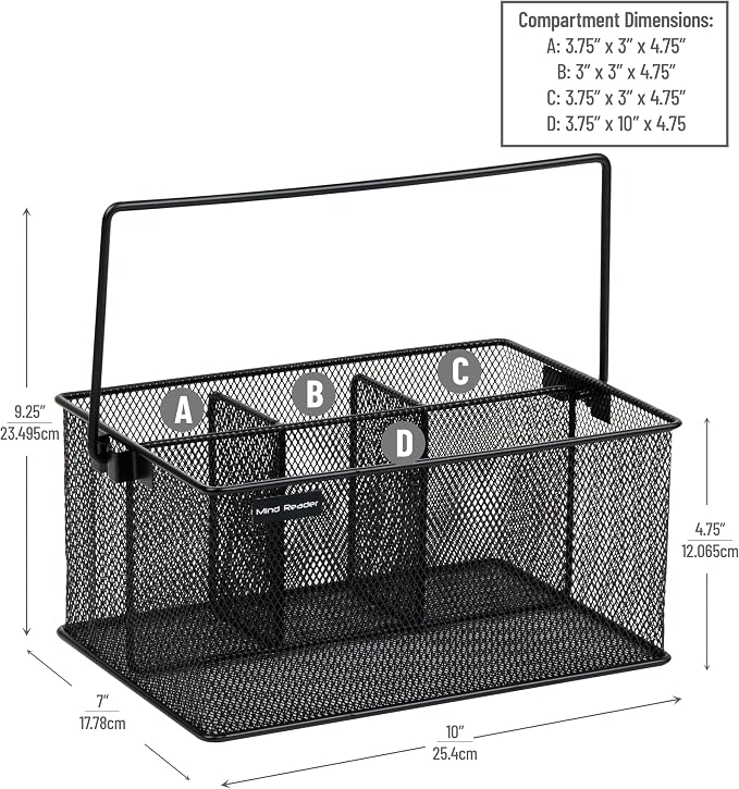 Mind Reader Multi-purpose Storage Caddy - Image 3