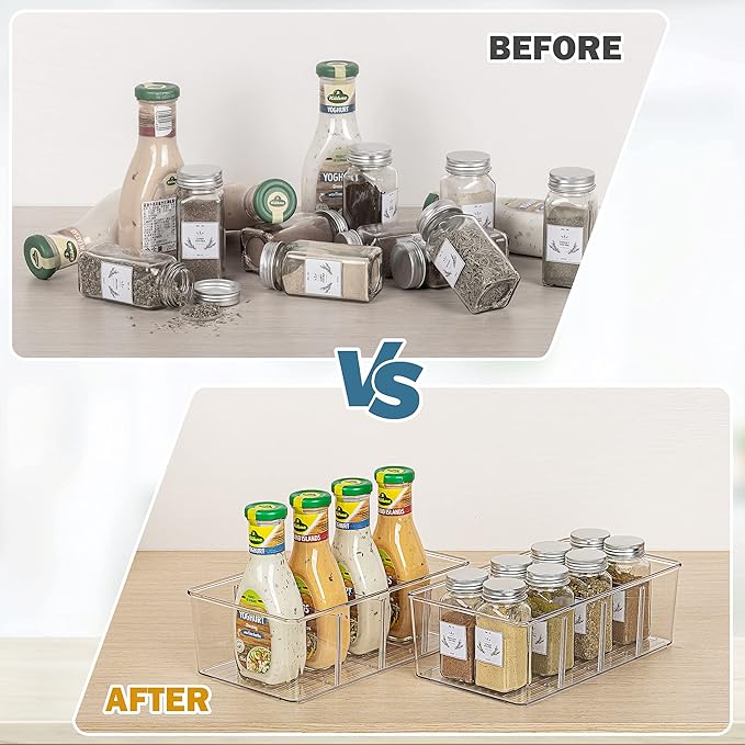 Vtopmart 8 Pack Food Storage Organizer Bins, Cabinet Organization and Storage - Image 5