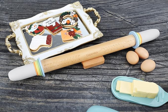 Geesta Adjustable Wood Rolling Pin - Image 7