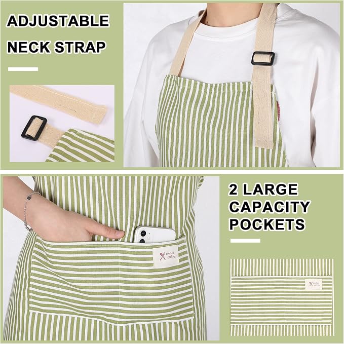 Janmercy 24 Pcs Aprons for Women Men - Image 3