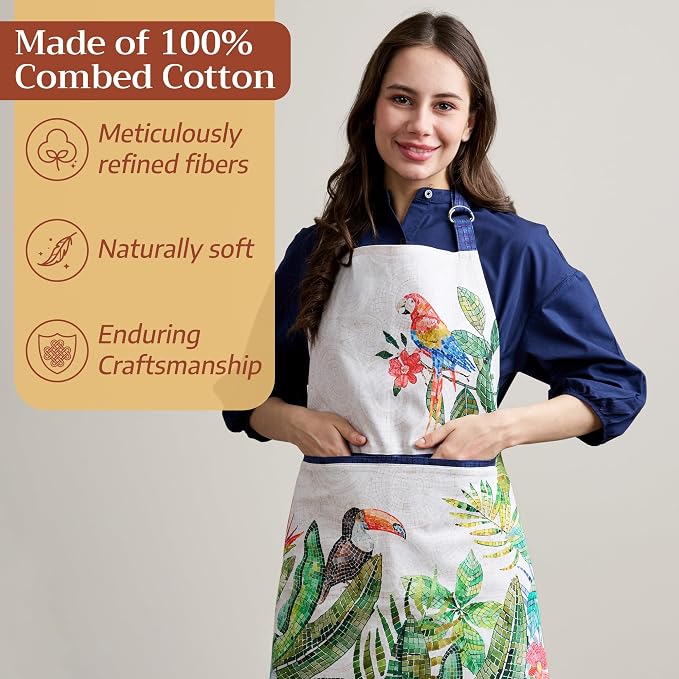 Maison d' Hermine 100% Cotton Apron - Image 4