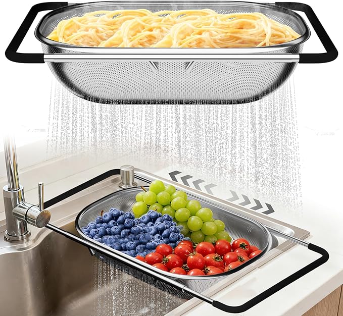 Over the Sink Colander by Balavina