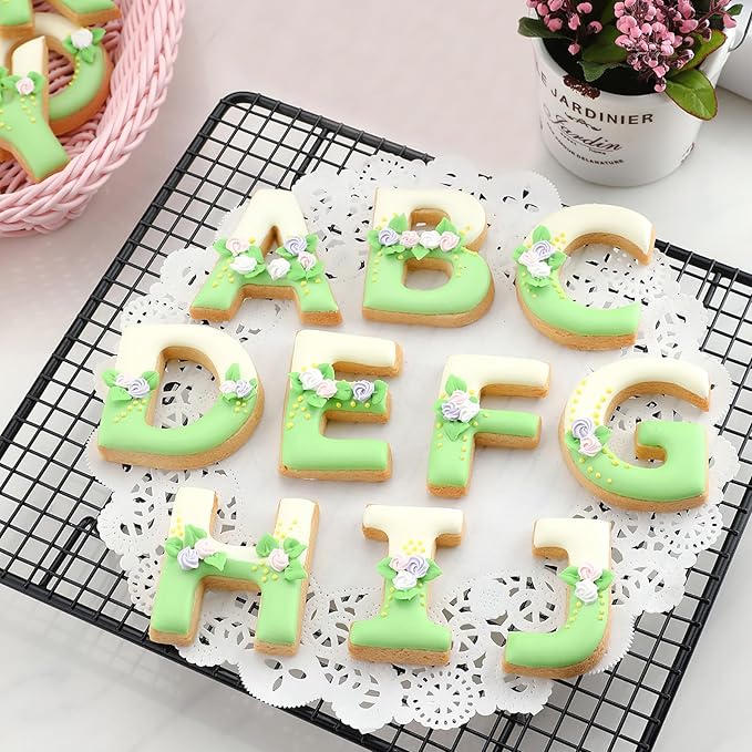 Alphabet Letter Cookie Cutters Shapes Large 3 Inch - Image 5