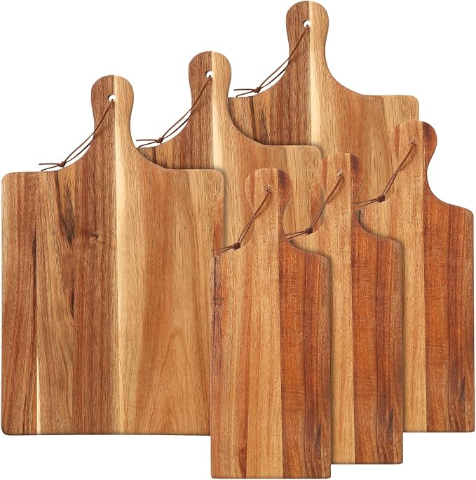 Tanlade 6 Pcs Wood Cutting Board Set Cutting Board by Tanlade