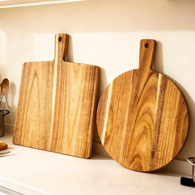 Large Acacia Wood Cutting Board - Image 7
