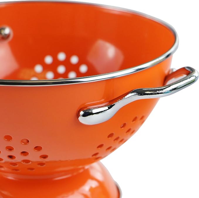 Calypso Basics by Reston Lloyd Powder Coated Enameled Colander, 1.5 Quart - Image 4
