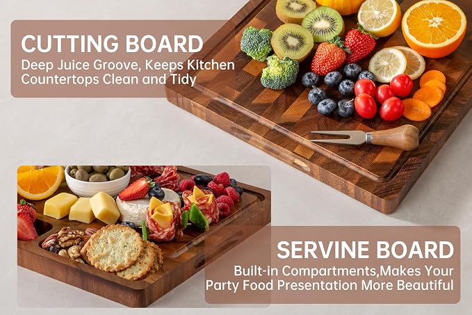 THETCHRY Walnut Wood Cutting Boards - Image 9