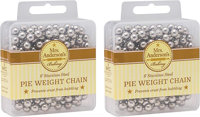 Mrs. Anderson's Baking Pie Weights | Stainless Steel Stoneware Beads by MrsAndersonsBaking