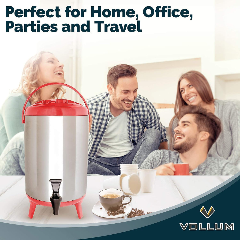 Stainless Steel Insulated Beverage Dispenser – Insulated Thermal Hot