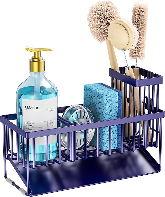 Cisily Navy Blue Sink Caddy Organzier - Image 7