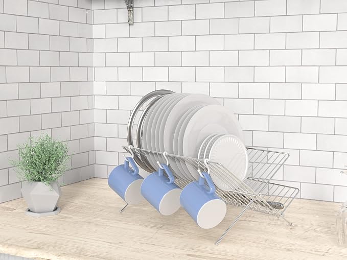 Simple Houseware Collapsible Dish Drying Rack - Image 6