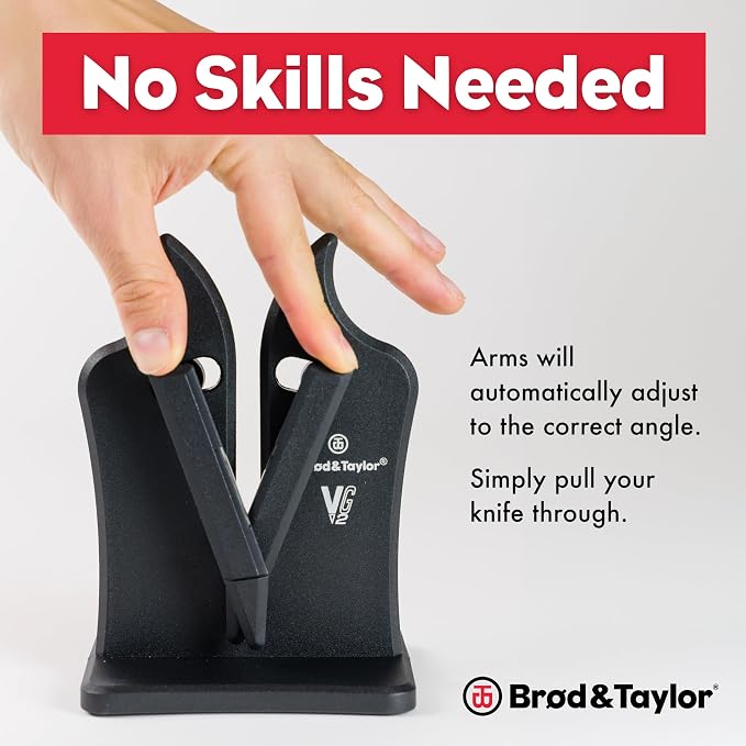 Brod & Taylor VG2 Classic Knife Sharpener | 3-Action Tungsten Carbide - Image 4