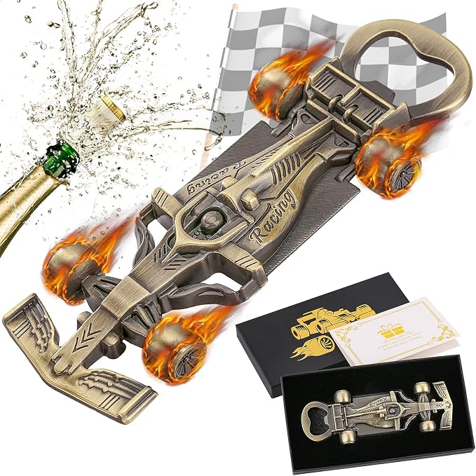 LKKCHER Racing Car Gifts for Men Women, Novelty Race Car Beer Bottle Opener by LKKCHER