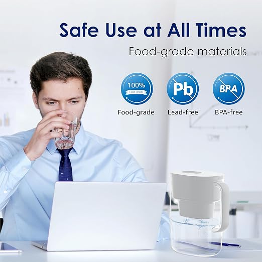 Waterdrop PT-07W Water Filter Pitcher, NSF Certified, 200-Gallon Long-Life - Image 8