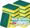 Mr. Scrub Sponges Kitchen Scrub Dish Sponge Scouring Pad, 12 Pack Cleaning by MrScrubCleaninghelpers