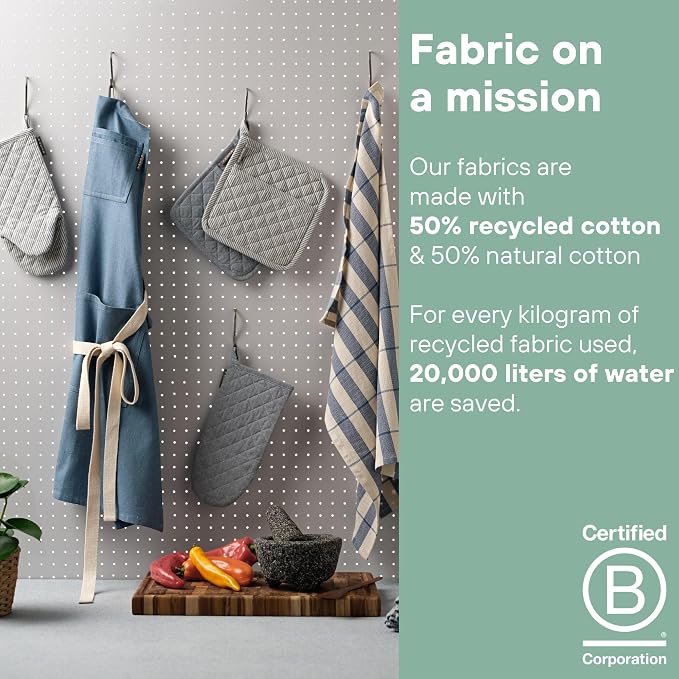 MEEMA Chef Waist Apron Cotton Fabric |Washable & Breathable Waitress & Server - Image 9