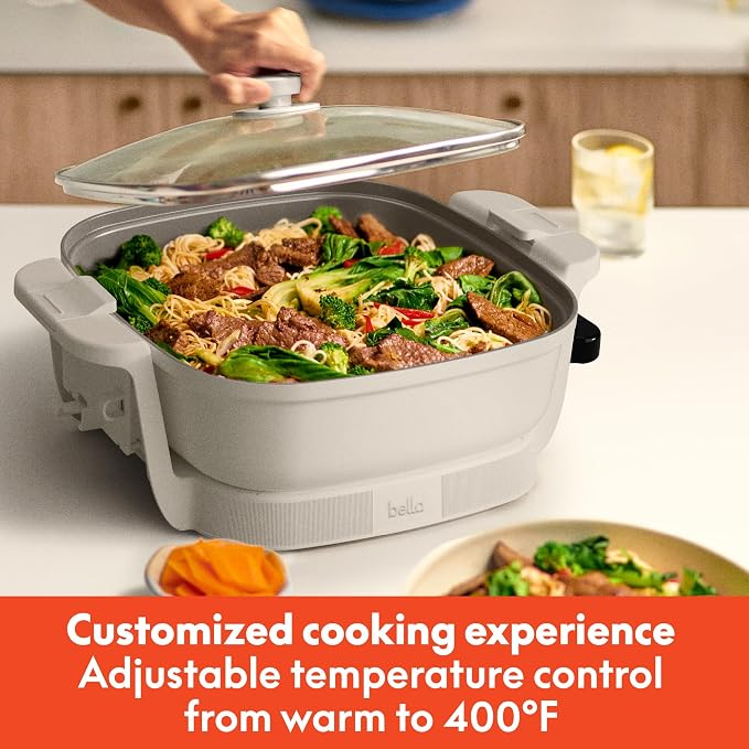 bella Make & Take Electric Skillet, Fits-anywhere™ kitchenware, EverGood™ - Image 5