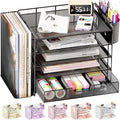OPNICE Desk Organizer, 5-Tier Paper File Organizer by OPNICE