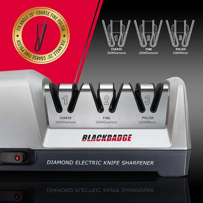 BLACKBADGE Professional Electric Knife Sharpener - Image 2