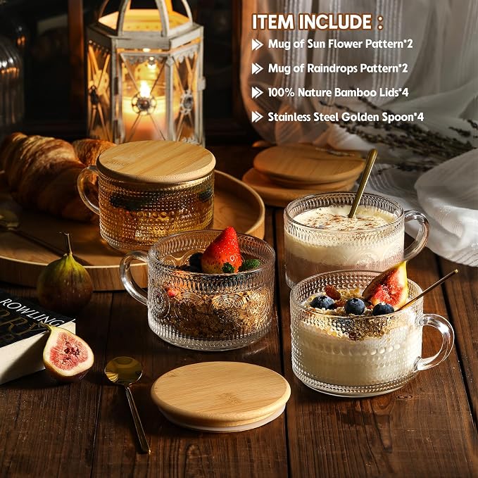 LANDNEOO 4pcs Set Vintage Coffee Mugs gifts - Image 2